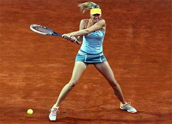 Sharapova se retira lesionada del Internacional de Roma