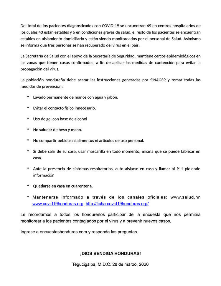 Confirman 15 casos de coronavirus y la cifra asciende a 110 (Video)