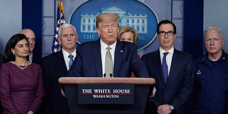 Trump enviará cheques a ciudadanos por el coronavirus