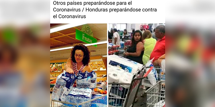 Memes y noticias falsas por COVID-19