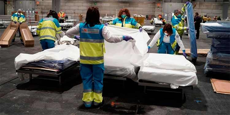 España pide ayuda a la OTAN al registrar nuevo récord de muertes