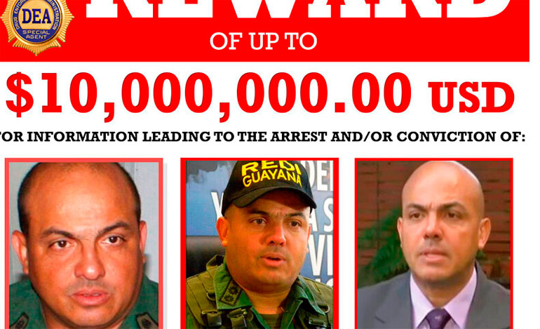 Exgeneral venezolano bajo custodia de la DEA