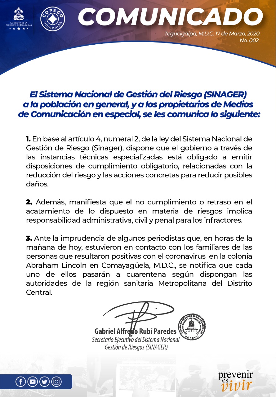 Periodistas que cubrieron operativo en colonia Lincoln a cuarentena (Video)