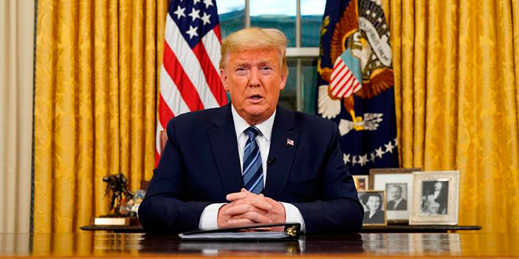 "Un virus extranjero": Trump impregna de nacionalismo su reacción al COVID-19