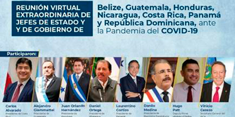 Presidentes de Centroamérica unidos contra el Coronavirus