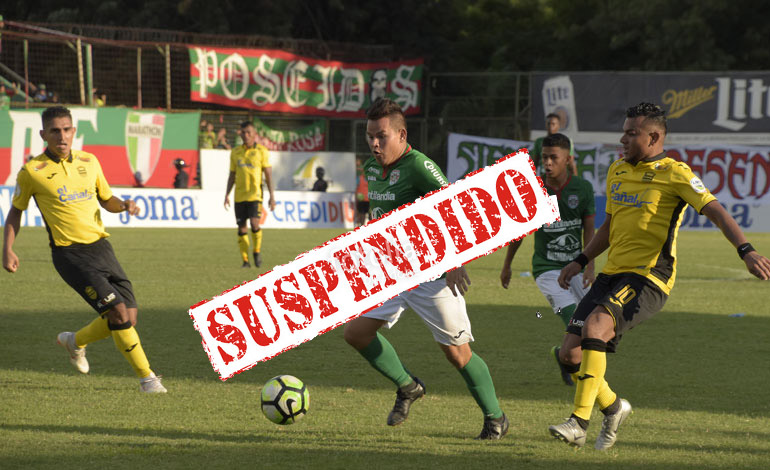 ¡SUSPENDIDO! torneo Clausura de la Liga Nacional