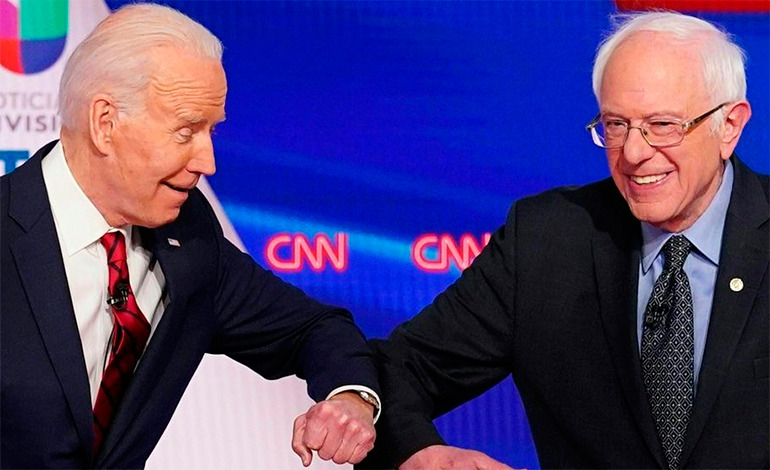 Bernie Sanders da su apoyo a Joe Biden para vencer a Trump