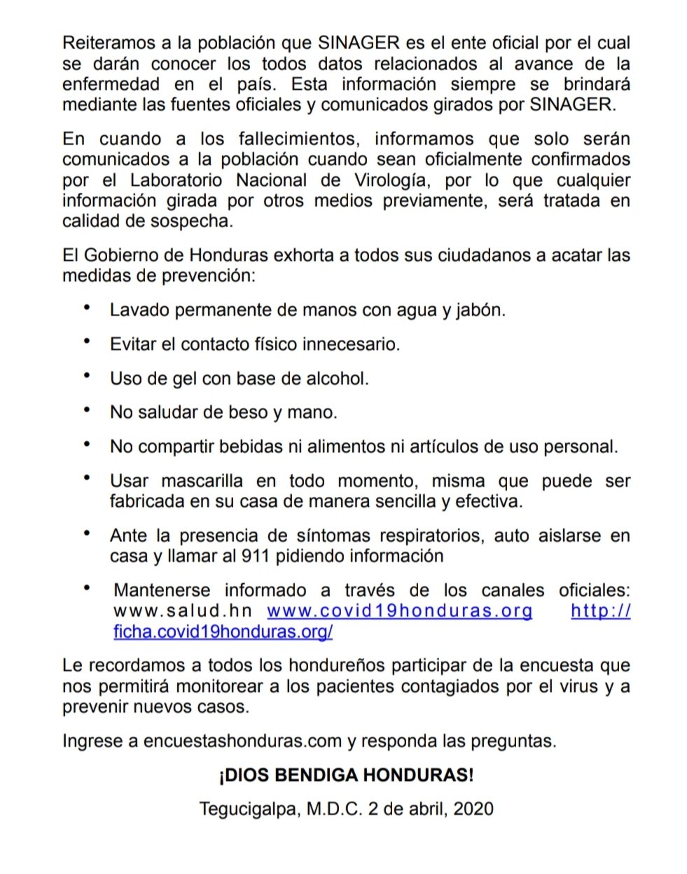 Suman tres casos nuevos de coronavirus y el total asciende a 222