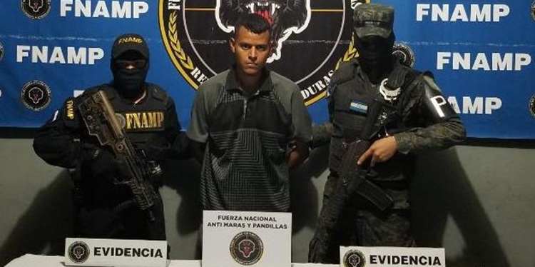 Atrapan a 'El Flaco', presunto traficante de la MS-13 en Cortés (Vídeo)