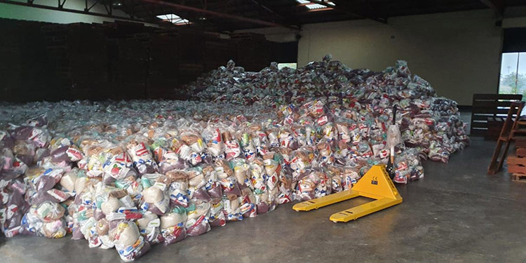 Nueva bodega de ‘Operación Honduras Solidaria’ en San Pedro Sula es supervisada