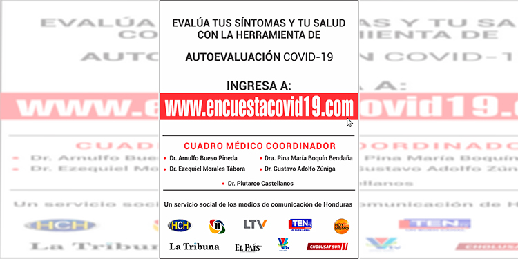Influyentes medios ponen a disposición autoevaluación para COVID-19