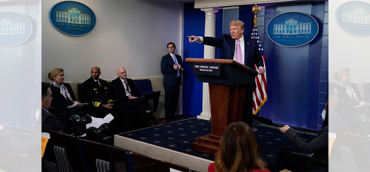 Trump: “Yo decidiré sobre el confinamiento, no gobernadores”
