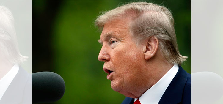 Trump ordena suspender pagos a OMS