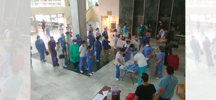 Refuerzan medidas de bioseguridad para proteger al personal del Hospital Mario Rivas