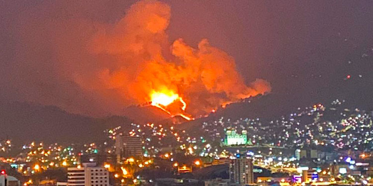 Se incrementan incendios forestales en periferia de Tegucigalpa