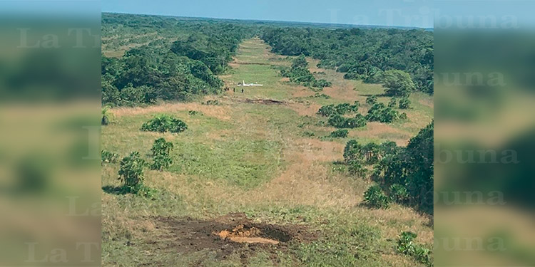 Destruyen pista usada para narcotráfico en frontera de Honduras con Nicaragua