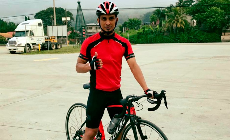 Mario Berríos disfruta del ciclismo y su familia