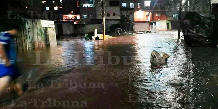Lluvias dejan a una persona herida y varias viviendas dañadas en la capital