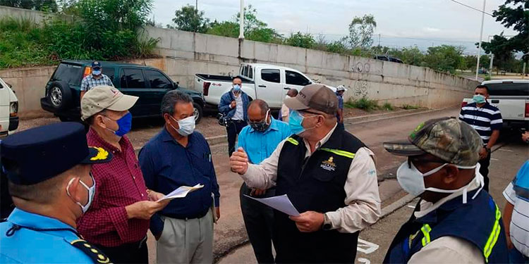 Inspeccionan aplicación de protocolos de bioseguridad de Feria agropecuaria de colonia Villanueva
