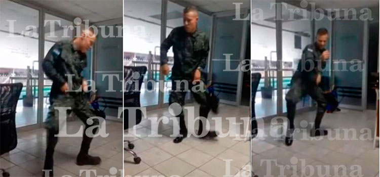 "Baja deshonrosa" para soldado hondureño por subir video en Tik Tok