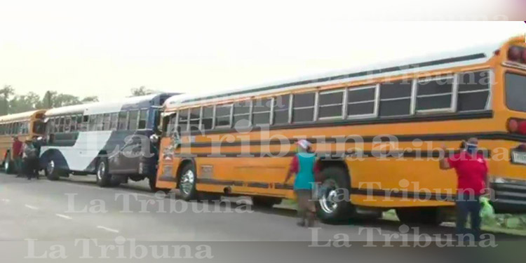 Transportistas protestan ante la falta de trabajo e ingresos durante la pandemia