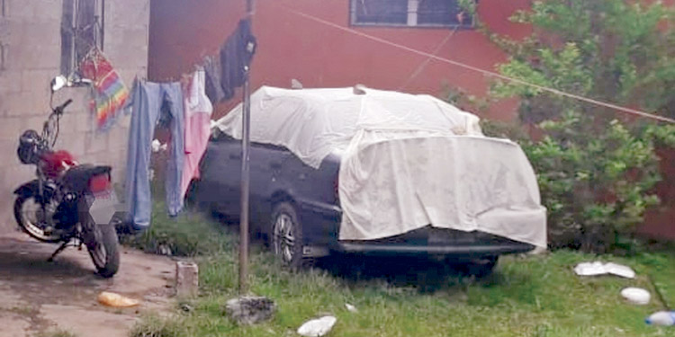 Decomisan carro usado para robo millonario