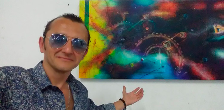 El arte no está en cuarentena: Julio Sanabria y su “Trayectoria espiritual y resiliencia”