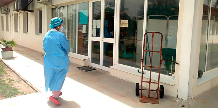 Listas 20 camas para pacientes con COVID-19 en hospital de Tela