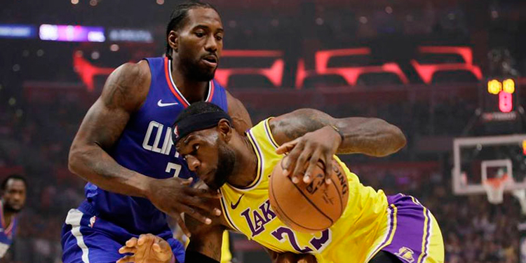 Lakers y Clippers se enfrentarán en reanudación de temporada NBA