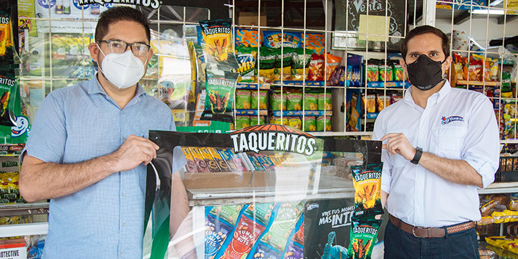 Taqueritos instala marcos protectores en las pulperías y mercaditos