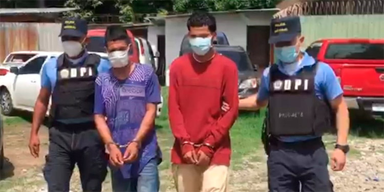 Por crimen detienen a dos “gatilleros” de la “MS-13”