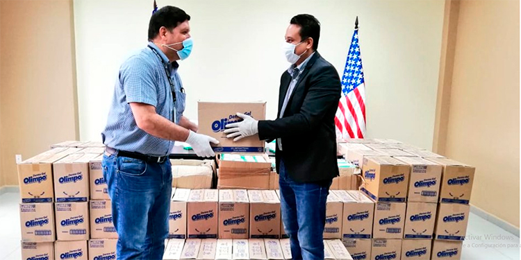 Poder Judicial recibe de EEUU donación de insumos de bioseguridad 