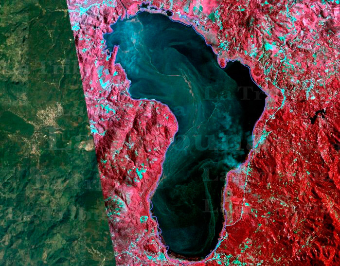 MP realiza recolección de muestras por supuesta contaminación en Lago de Yojoa