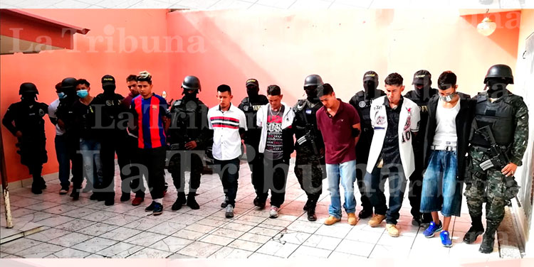 Capturan a diez miembros de organizaciones criminales en la capital