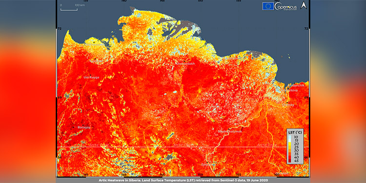 Ola de calor en Ártico siberiano alarma a los científicos