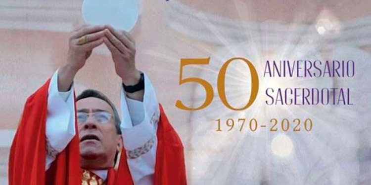 Con homilía cardenal Rodríguez celebra 50 años de sacerdocio