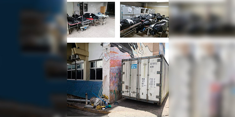 Habilitaron contenedor para morgue