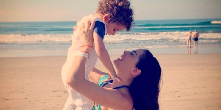 Danna García venció el COVID-19: así fue el emotivo reencuentro con su hijo