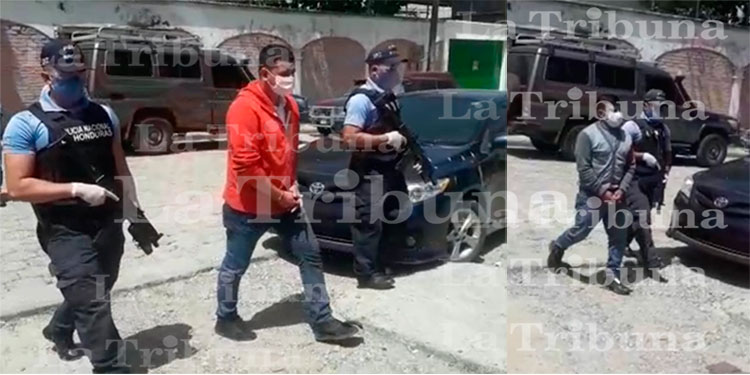 Detienen a dos hombres por el tráfico ilegal de personas en Siguatepeque