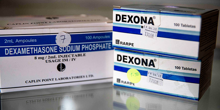 OMS exhorta a incrementar producción y distribución masiva de dexametasona
