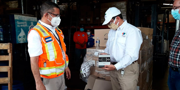 Donan 100 ventiladores para reforzar hospitales hondureños