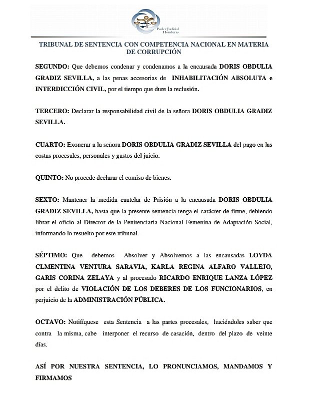 Dictan cárcel por 1,042 años a exfuncionaria de Salud por caso de becas