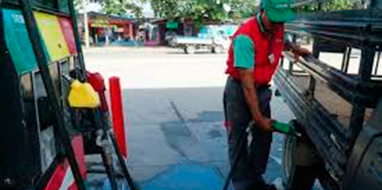 Gasolinas suben un lempira