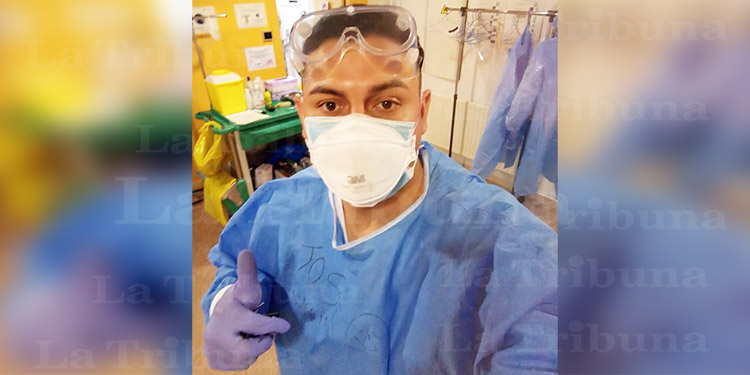 Hondureño empleado de salud en España celebra segundo día sin muertes por COVID-19