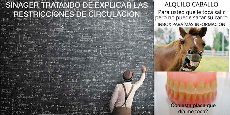 Aplicación del “hoy no circula”