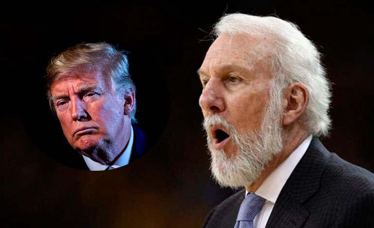 Popovich critica falta "liderazgo" de Trump y lo llama un "idiota trastornado