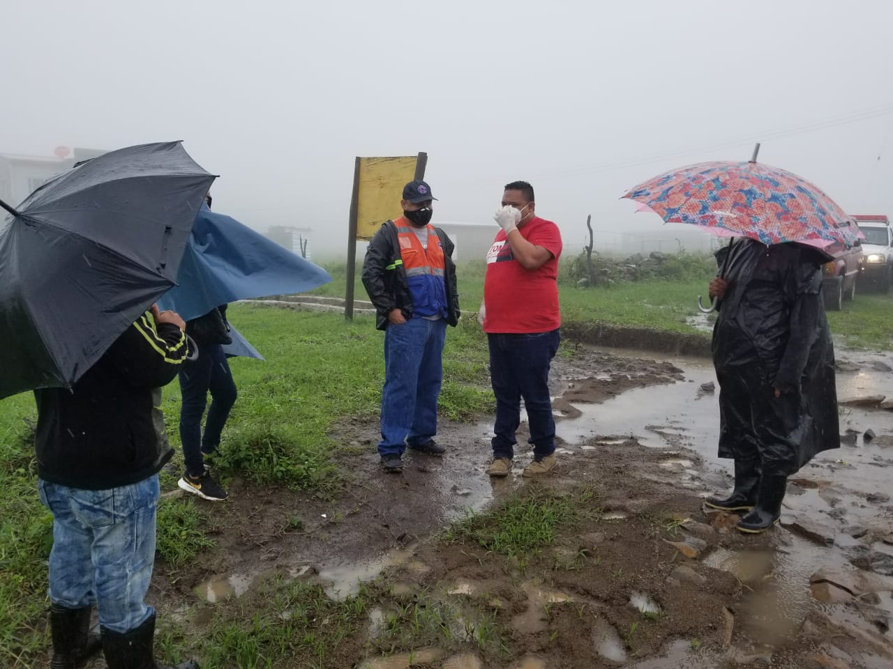 Cuatro viviendas dañadas a causa de las lluvias en Santa Ana