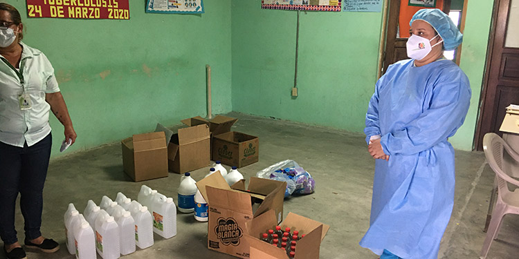 Cooperación Suiza Llevan alimentos y kit de bioseguridad a más de 1470 familias cacaoteras