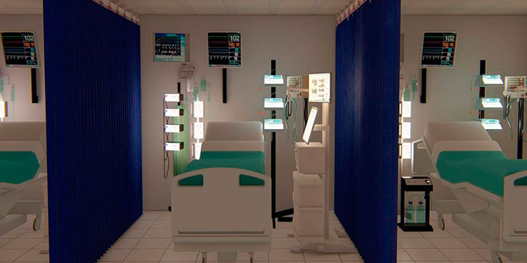 Proponen diseño para construir hospital con 19 contenedores