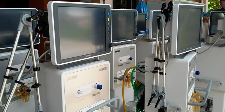 ATIC realiza inspección de ventiladores mecánicos en el Hospital El Tórax